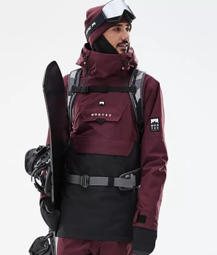 Snowboardjackor<MONTEC Doom Burgundy/Black