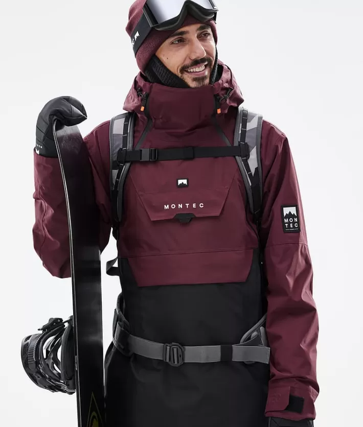 Snowboardjackor<MONTEC Doom Burgundy/Black