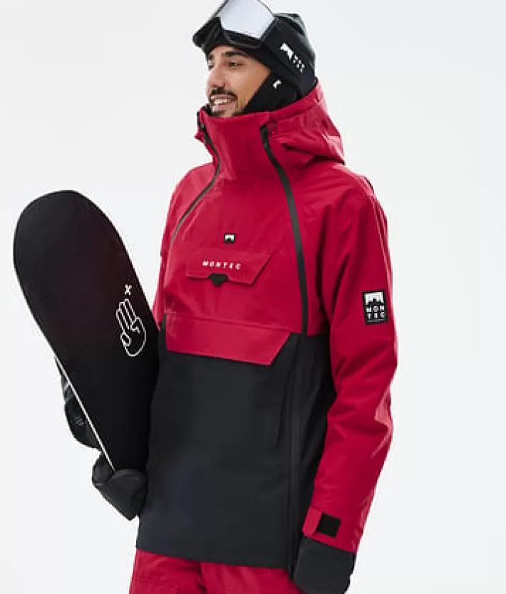 Snowboardjackor<MONTEC Doom DeepRed/Black