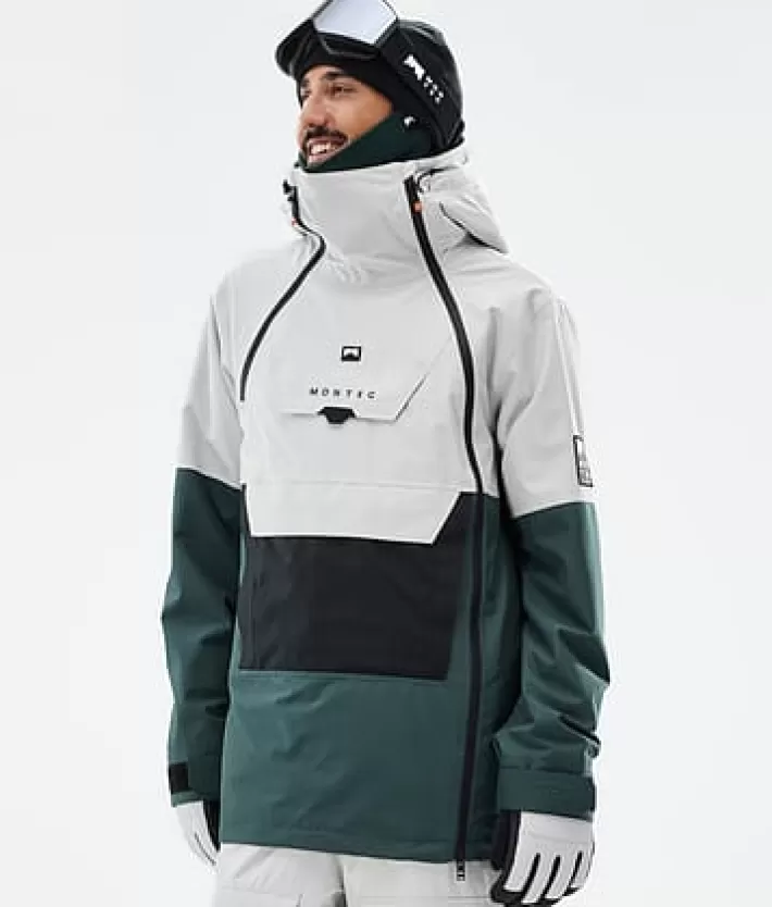 Skidjackor<MONTEC Doom LightGrey/Black/DarkAtlantic