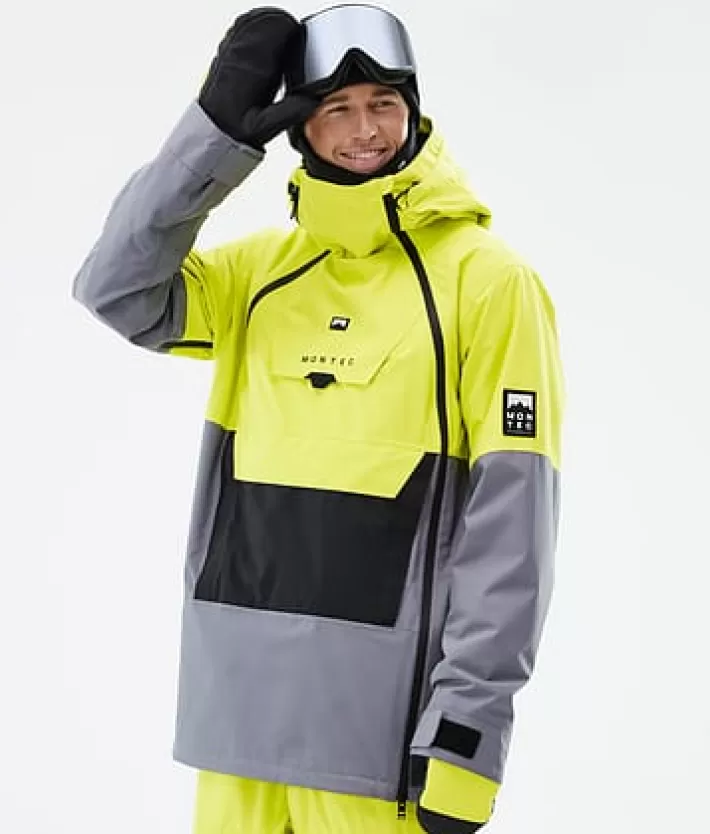 Skidjackor<MONTEC Doom BrightYellow/Black/LightPearl