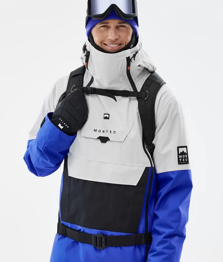 Skidjackor<MONTEC Doom LightGrey/Black/CobaltBlue