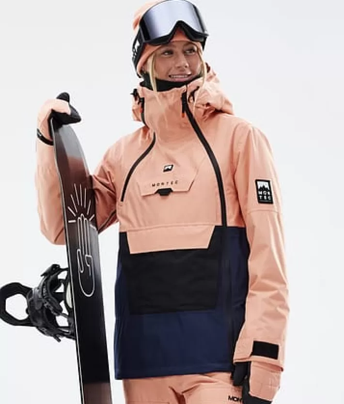 Snowboardjackor<MONTEC Doom W FadedPeach/Black/DarkBlue