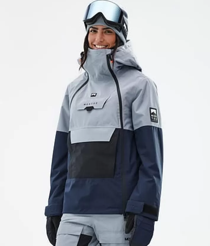 Snowboardjackor<MONTEC Doom W SoftBlue/Black/DarkBlue