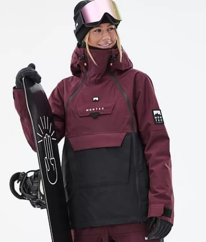 Snowboardjackor<MONTEC Doom W Burgundy/Black