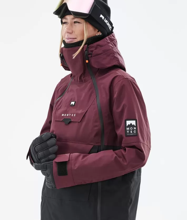 Snowboardjackor<MONTEC Doom W Burgundy/Black
