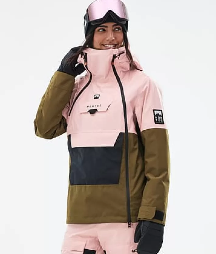Snowboardjackor<MONTEC Doom W SoftPink/Black/Fatigue