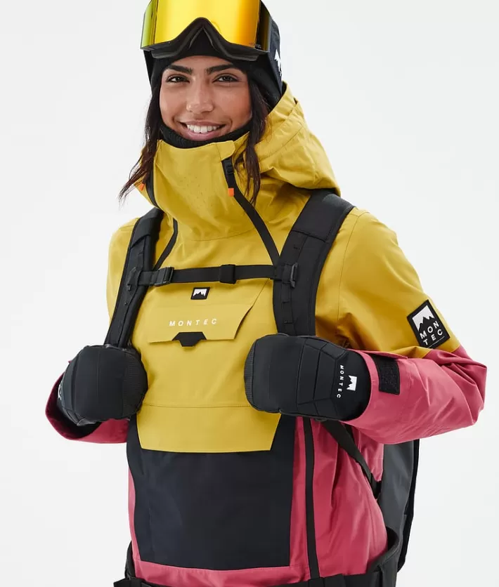 Skidjackor<MONTEC Doom W Yellow/Black/LightRed