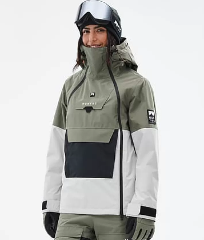 Skidjackor<MONTEC Doom W Greenish/Black/LightGrey