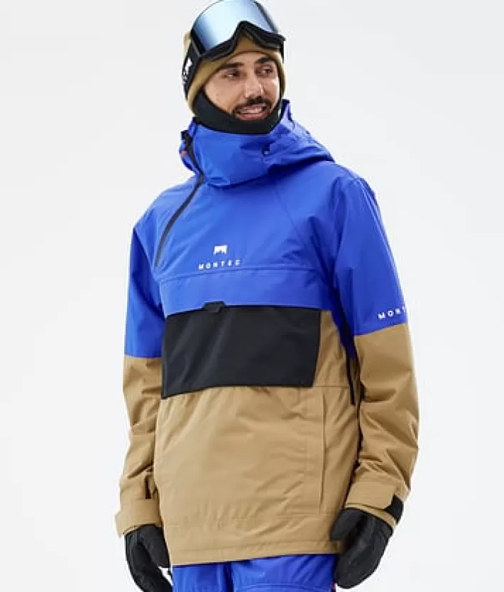 Snowboardjackor<MONTEC Dune CobaltBlue/Back/Gold