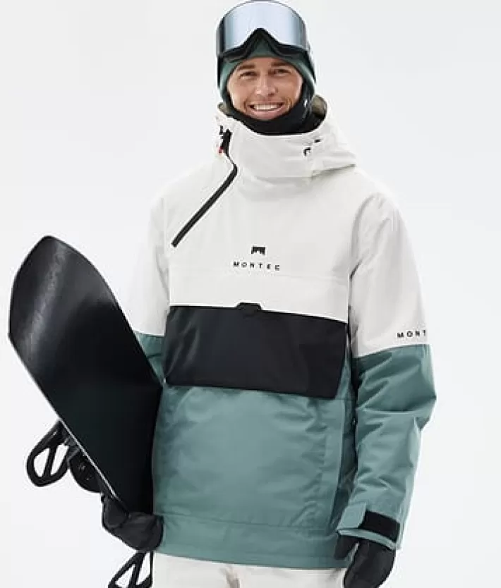 Snowboardjackor<MONTEC Dune OldWhite/Black/Atlantic