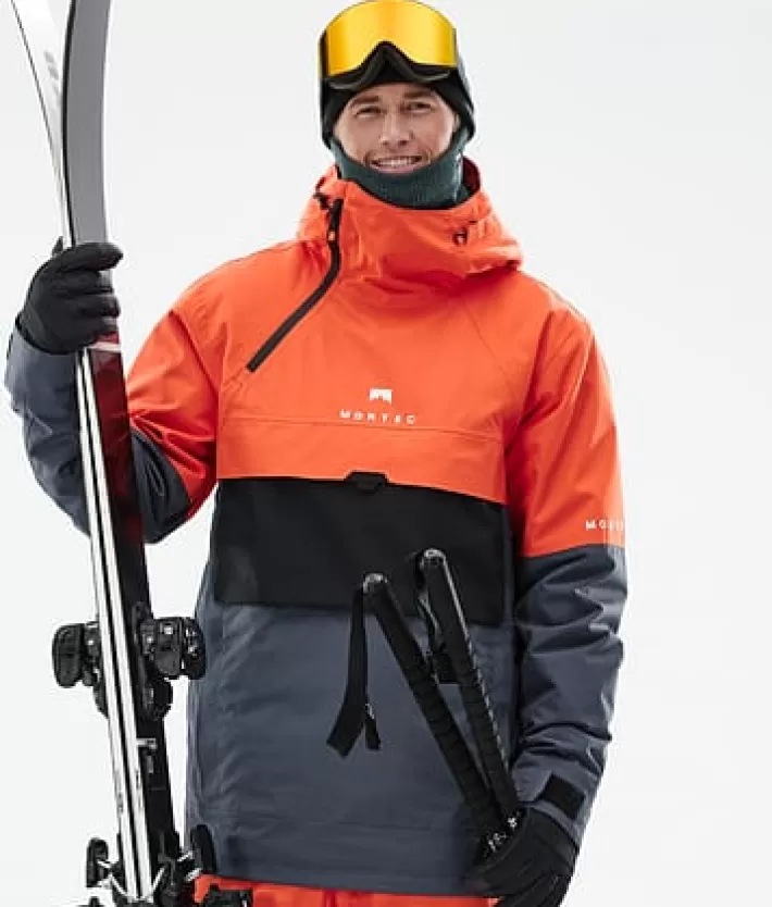 Skidjackor<MONTEC Dune Orange/Black/MetalBlue