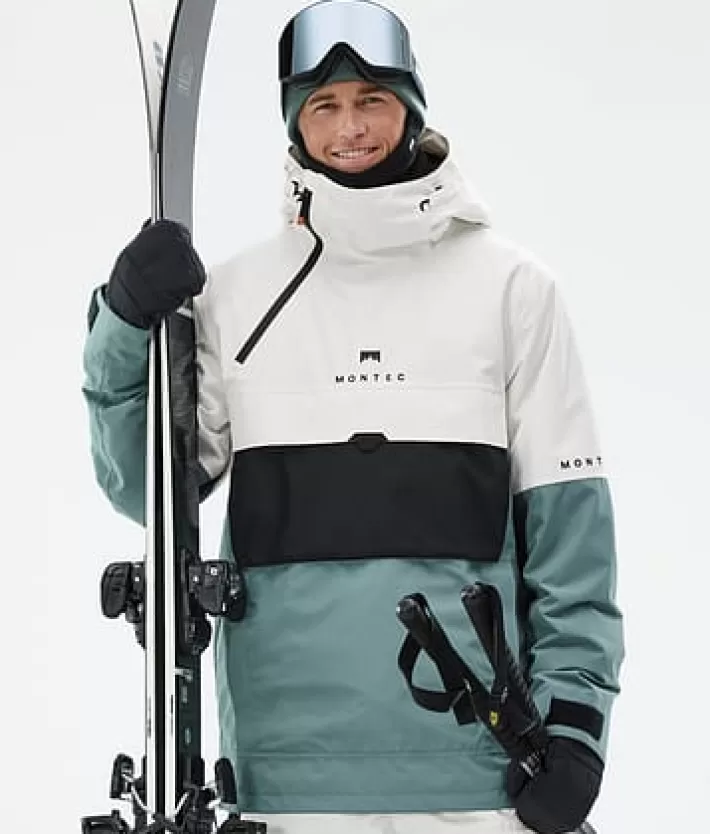 Skidjackor<MONTEC Dune OldWhite/Black/Atlantic
