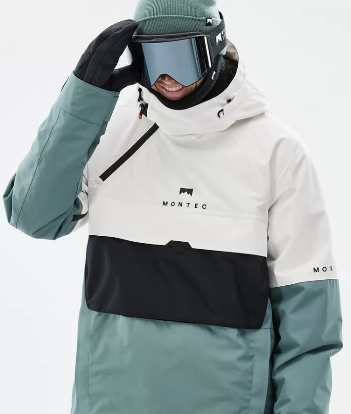 Skidjackor<MONTEC Dune OldWhite/Black/Atlantic