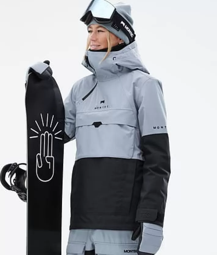 Snowboardjackor<MONTEC Dune W SoftBlue/Black