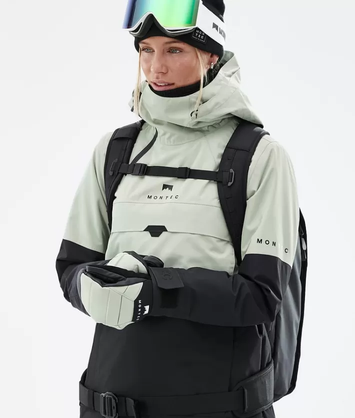 Snowboardjackor<MONTEC Dune W SoftGreen/Black