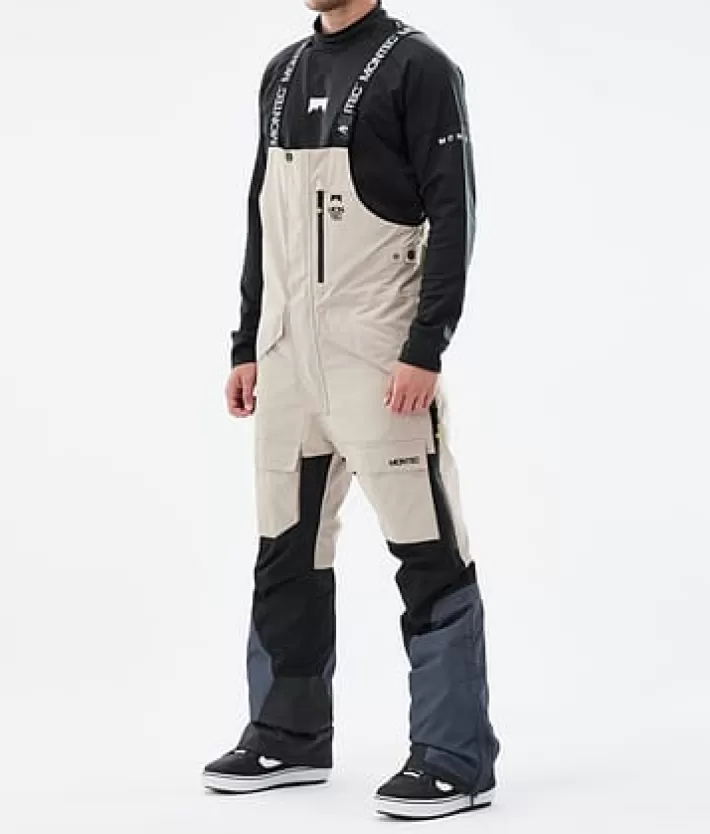 Snowboardbyxor<MONTEC Fawk Sand/Black/MetalBlue