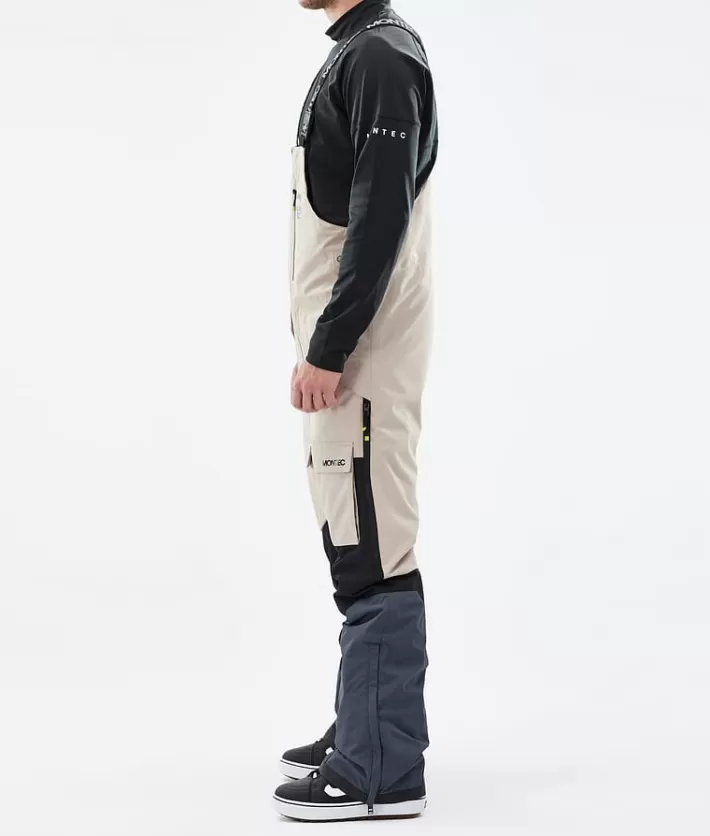 Snowboardbyxor<MONTEC Fawk Sand/Black/MetalBlue