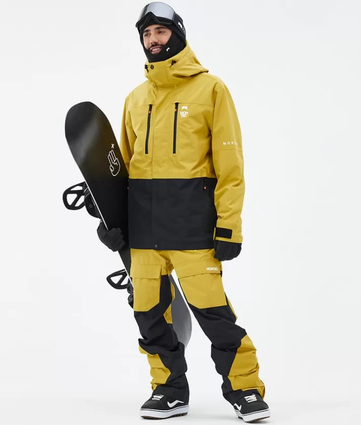Snowboardbyxor<MONTEC Fawk Yellow/Black