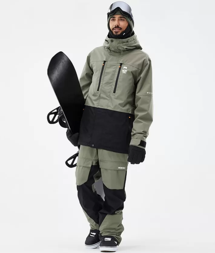 Snowboardbyxor<MONTEC Fawk Greenish/Black