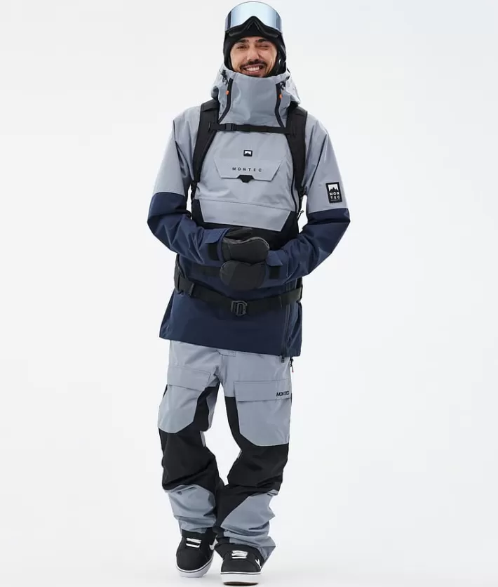 Snowboardbyxor<MONTEC Fawk SoftBlue/Black