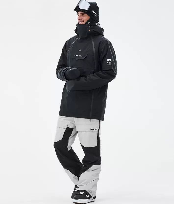 Snowboardbyxor<MONTEC Fawk LightGrey/Black