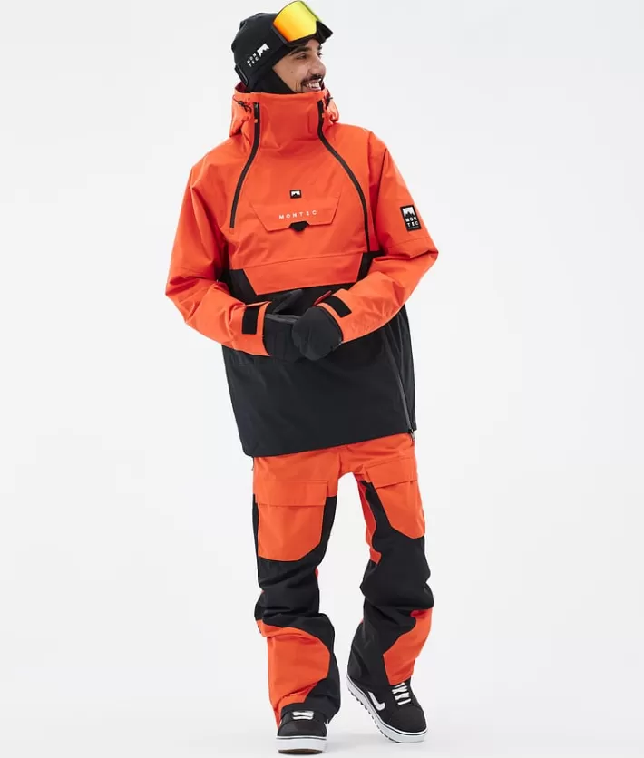 Snowboardbyxor<MONTEC Fawk Orange/Black