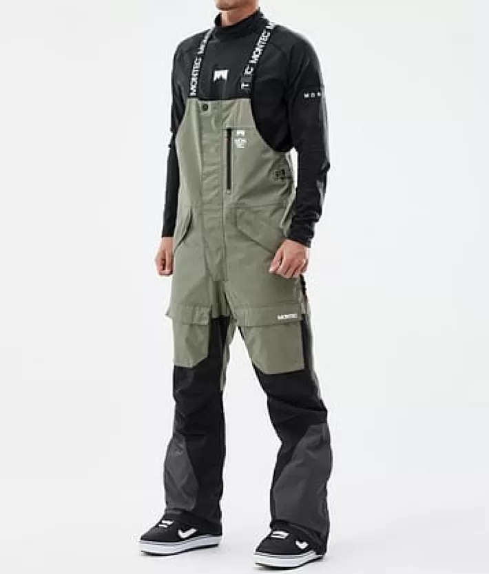 Snowboardbyxor<MONTEC Fawk Greenish/Black/Phantom