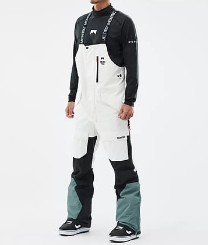 Snowboardbyxor<MONTEC Fawk OldWhite/Black/Atlantic