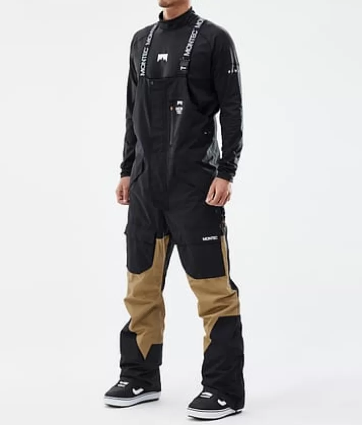 Snowboardbyxor<MONTEC Fawk Black/Gold