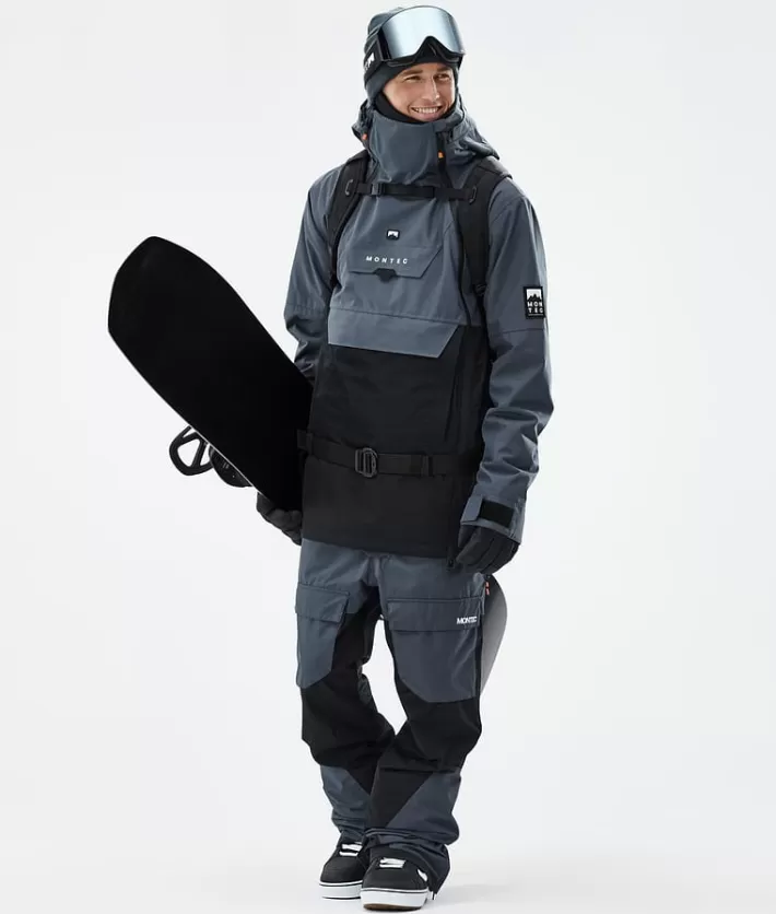 Snowboardbyxor<MONTEC Fawk MetalBlue/Black