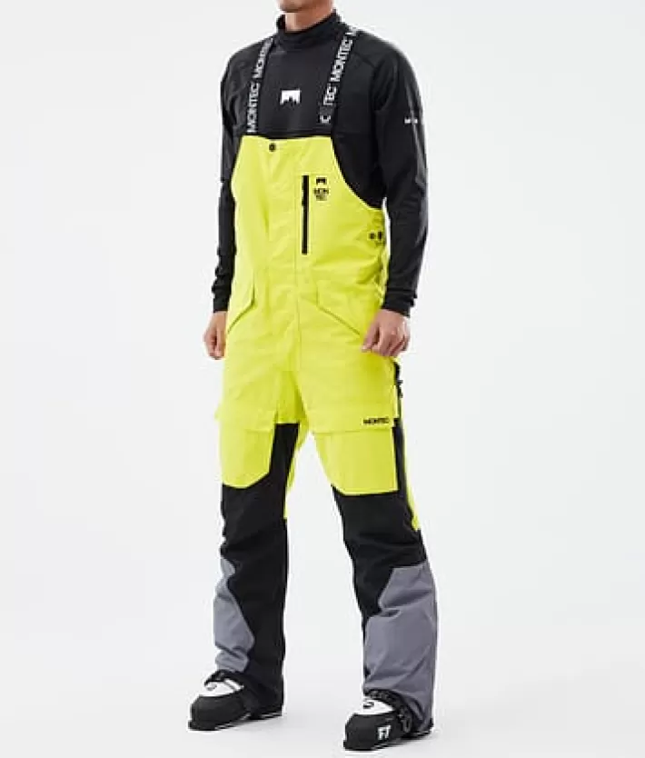 Skidbyxor<MONTEC Fawk BrightYellow/Black/LightPearl
