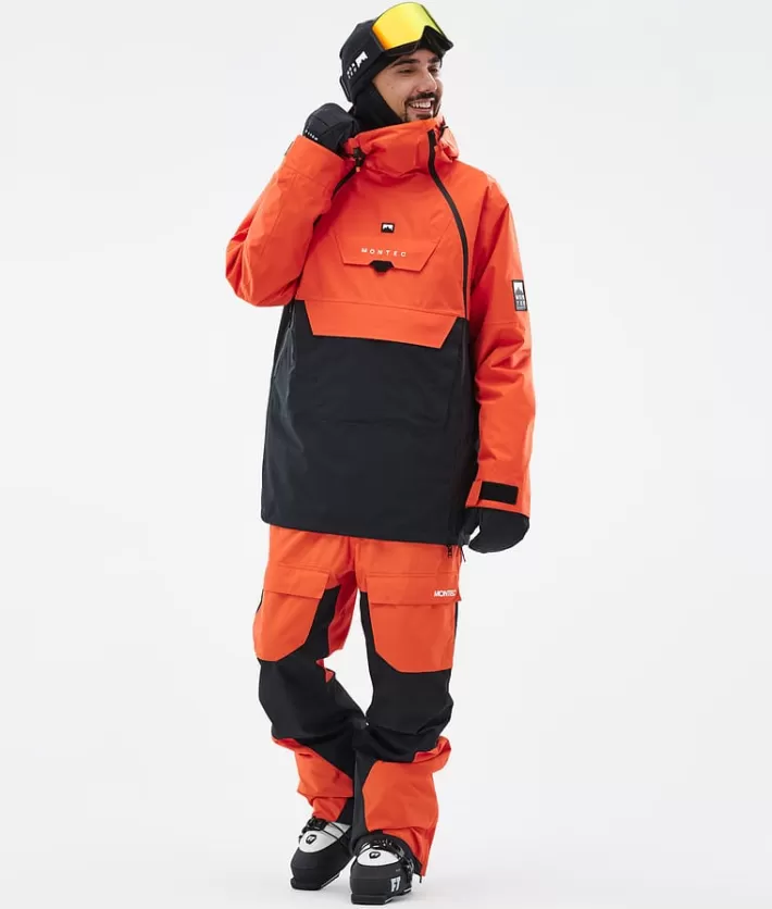Skidbyxor<MONTEC Fawk Orange/Black