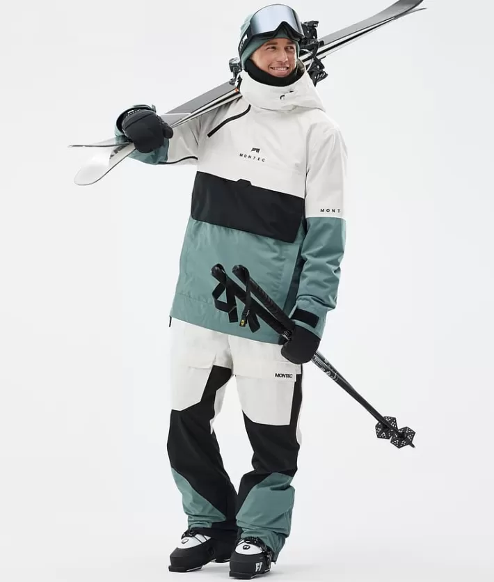 Skidbyxor<MONTEC Fawk OldWhite/Black/Atlantic