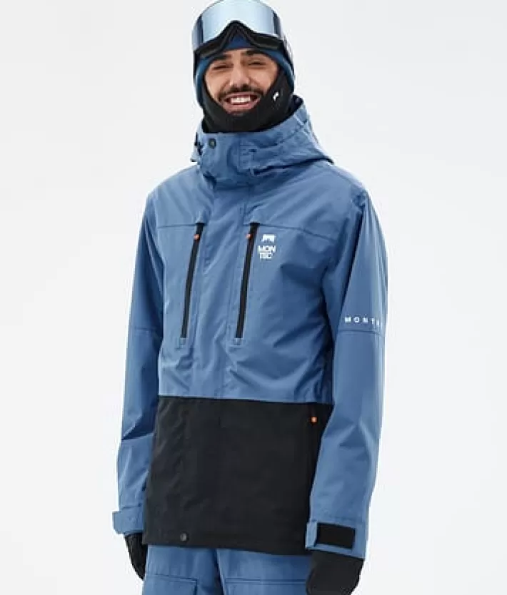 Snowboardjackor<MONTEC Fawk BlueSteel/Black