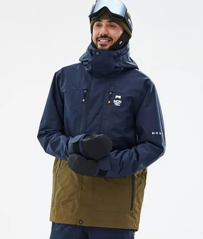 Snowboardjackor<MONTEC Fawk DarkBlue/Fatigue