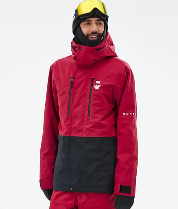 Snowboardjackor<MONTEC Fawk DeepRed/Black