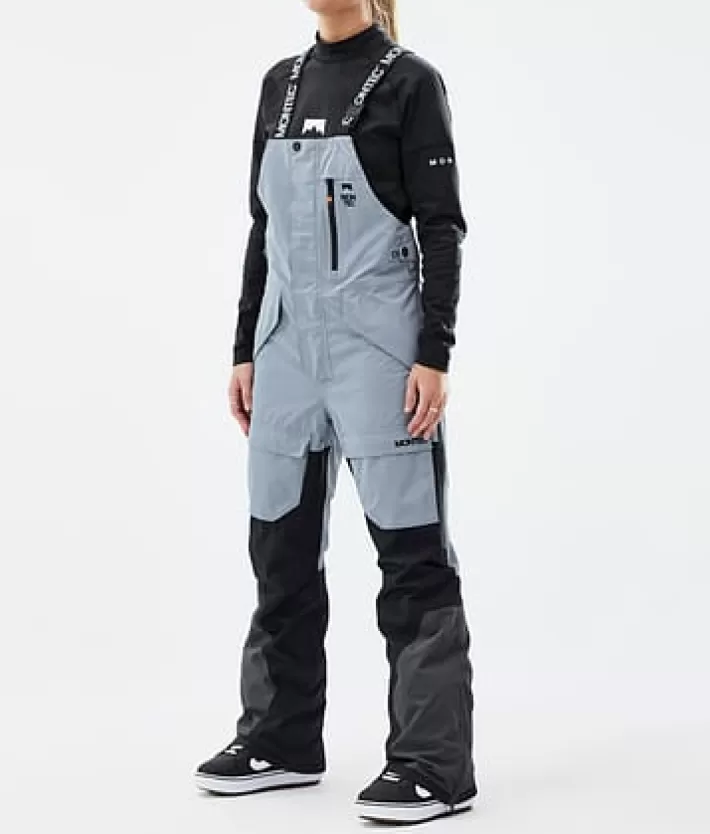 Snowboardbyxor<MONTEC Fawk W SoftBlue/Black/Phantom