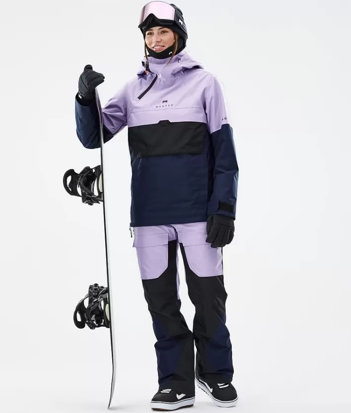 Snowboardbyxor<MONTEC Fawk W FadedViolet/Black/DarkBlue