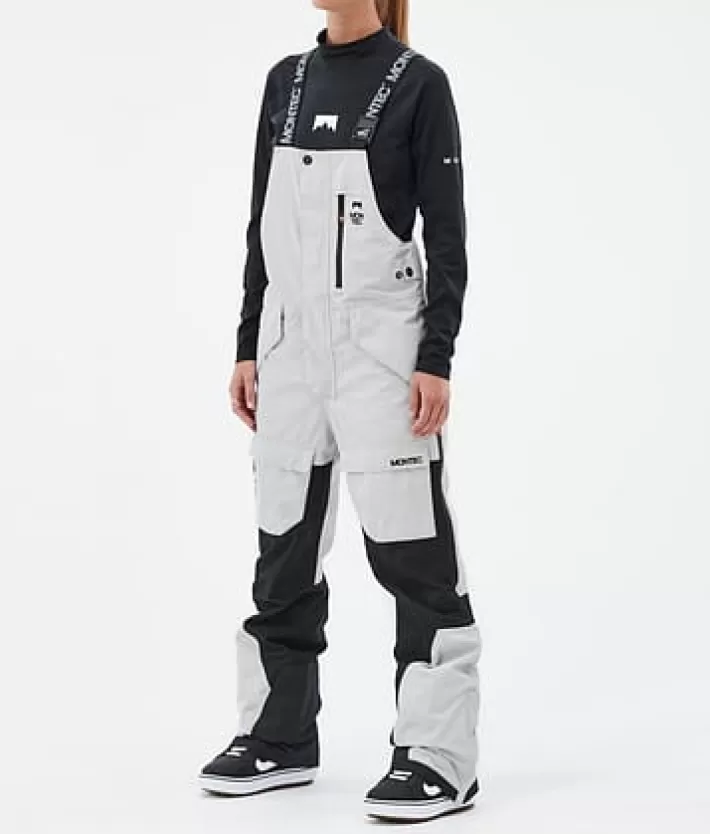Snowboardbyxor<MONTEC Fawk W LightGrey/Black
