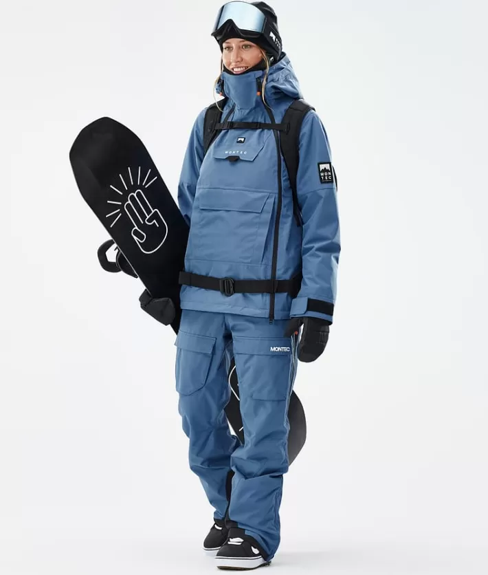 Snowboardbyxor<MONTEC Fawk W BlueSteel