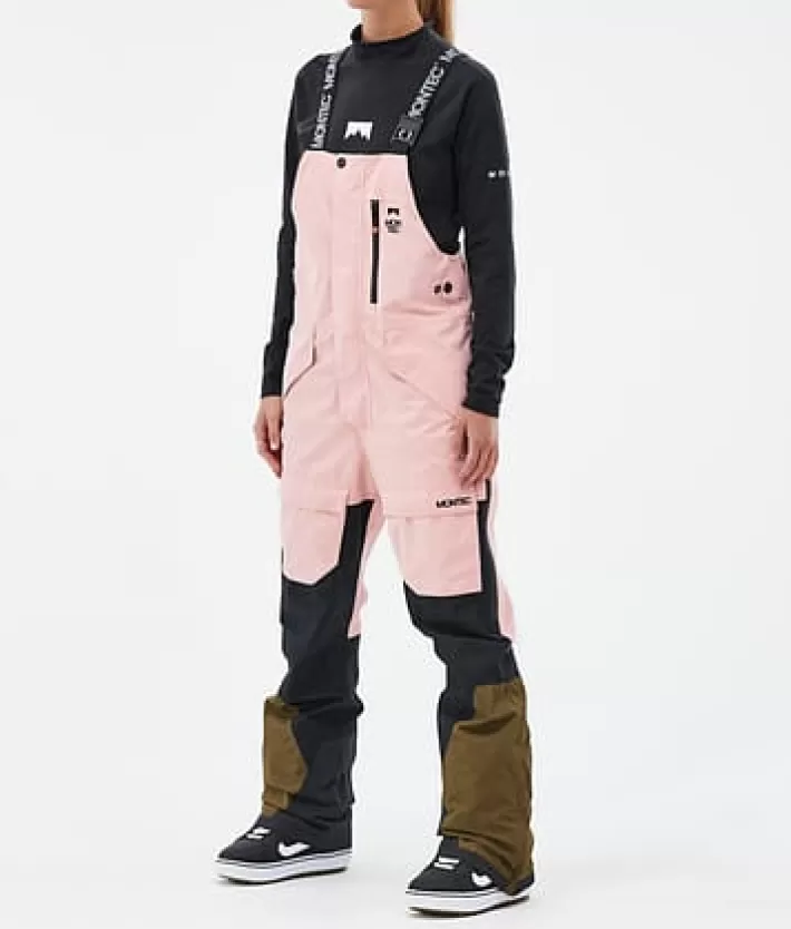 Snowboardbyxor<MONTEC Fawk W SoftPink/Black/Fatigue