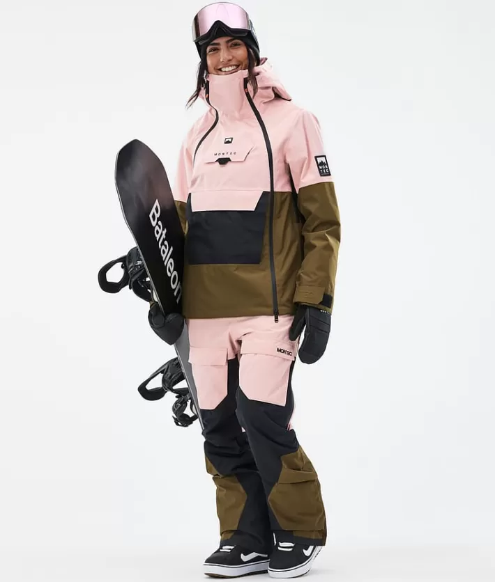 Snowboardbyxor<MONTEC Fawk W SoftPink/Black/Fatigue