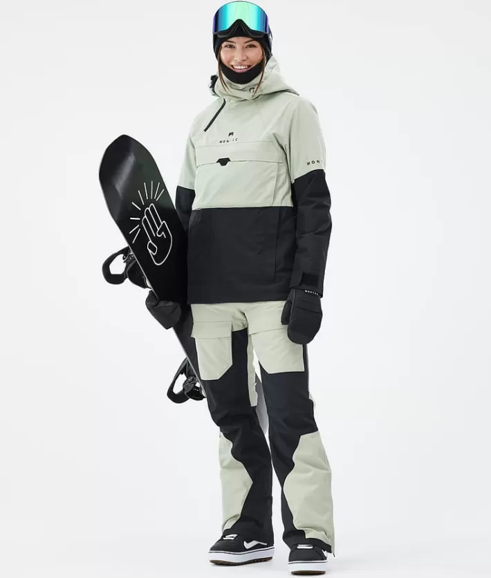 Snowboardbyxor<MONTEC Fawk W SoftGreen/Black