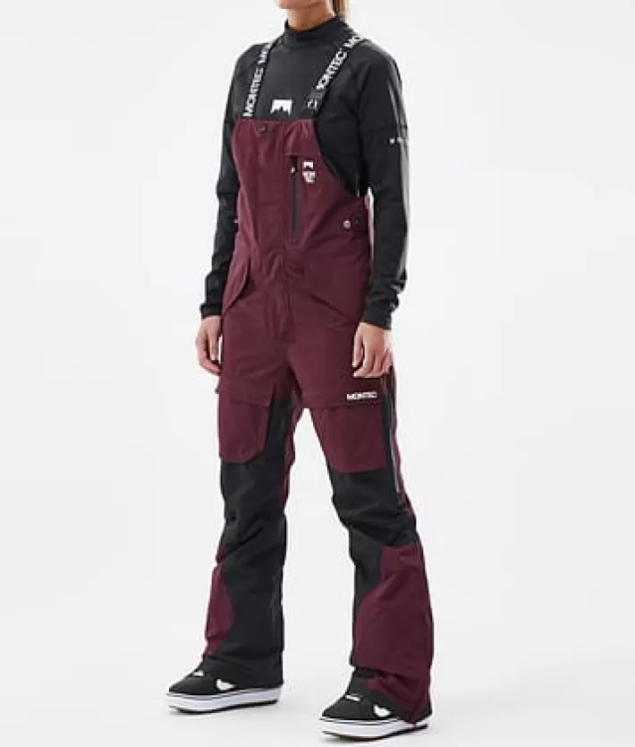 Snowboardbyxor<MONTEC Fawk W Burgundy/Black