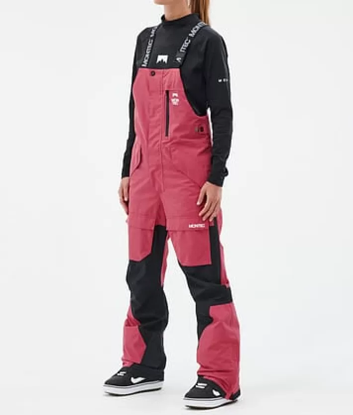 Snowboardbyxor<MONTEC Fawk W LightRed/Black