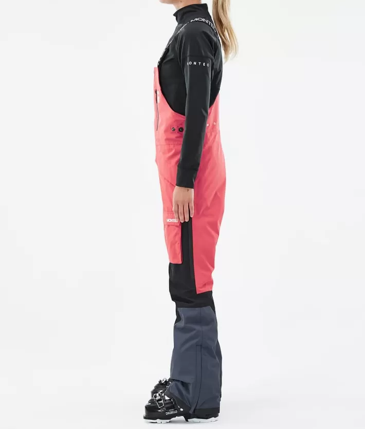 Skidbyxor<MONTEC Fawk W Coral/Black/MetalBlue