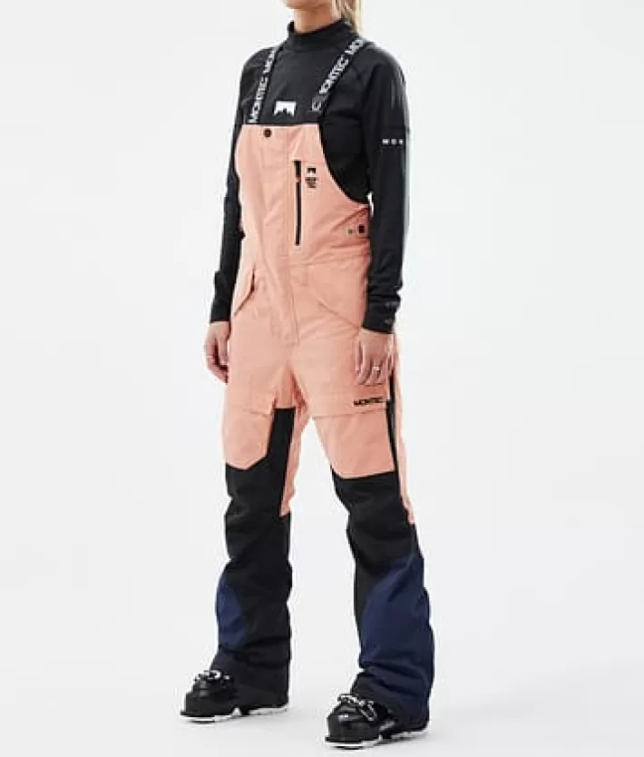 Skidbyxor<MONTEC Fawk W FadedPeach/Black/DarkBlue