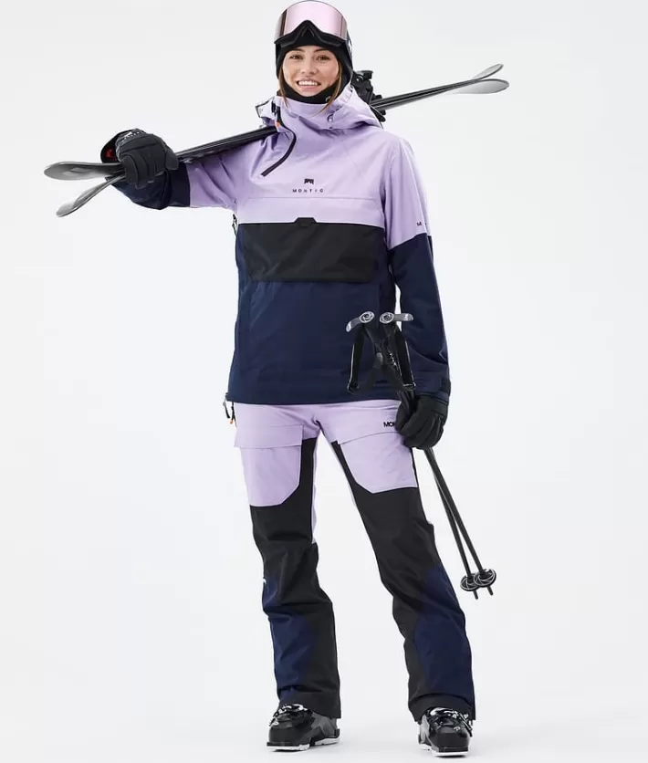 Skidbyxor<MONTEC Fawk W FadedViolet/Black/DarkBlue