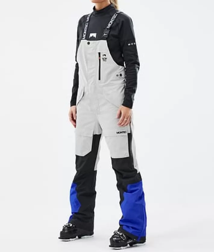 Skidbyxor<MONTEC Fawk W LightGrey/Black/CobaltBlue